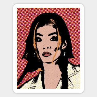 rina sawayama style pop art Sticker